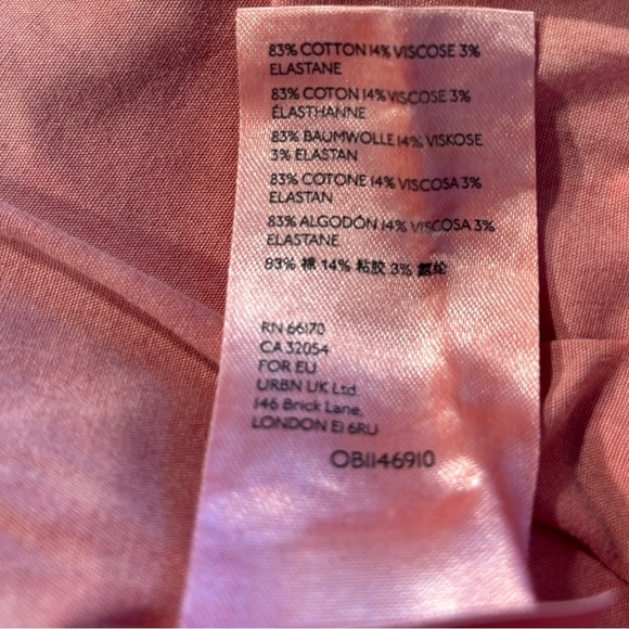 Pilcro Letterpress Anthropologie Mid Rise Blush  Acid Wash Jeans Sz 28 NWT - Picture 8 of 12